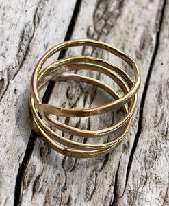 Gold Fill Twig Wrap Rings