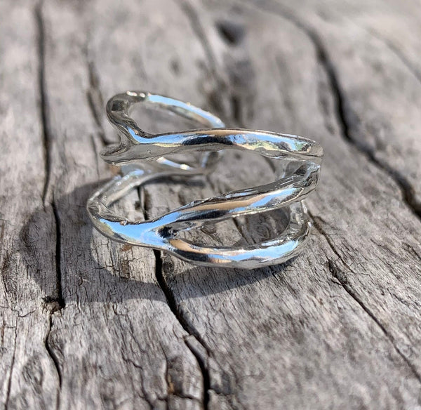 Sterling Silver Adjustable Branch Ring