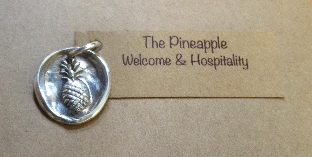 Handmade Sterling Silver Pineapple Charm